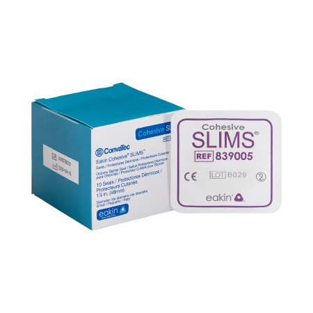 Seal Cohesive Ostomy Barrier Seal Eakin Cohesive® Slim, Outer Diameter 2 Inch, Thickness 1/8 Inch by ConvaTec/A Squibb Company  ID 839005